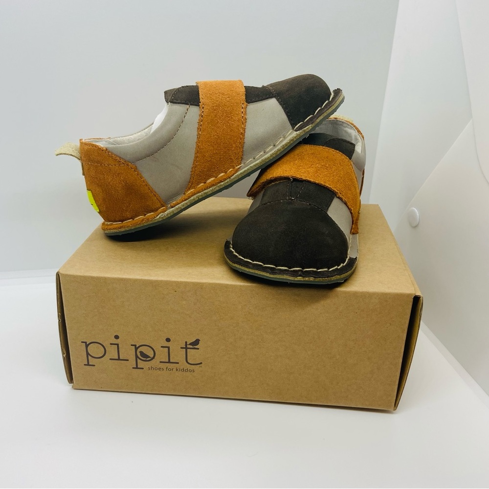 Kids Shoes in Brown and Tan
